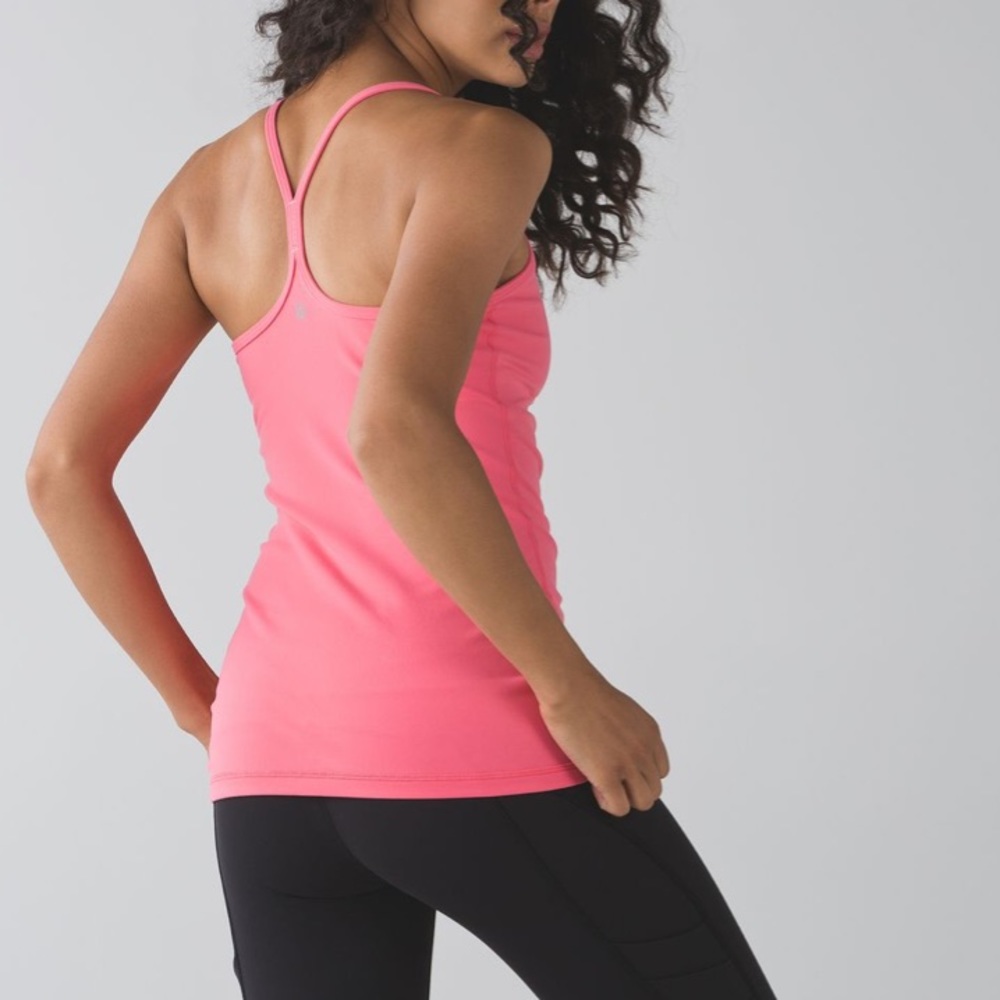 Lululemon Power Y Tank in Pink - Size 4